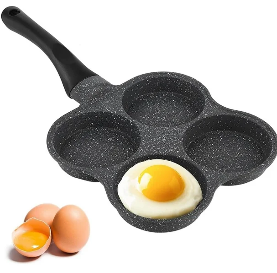 ALUMINUM 4 HOLES CREPE PAN