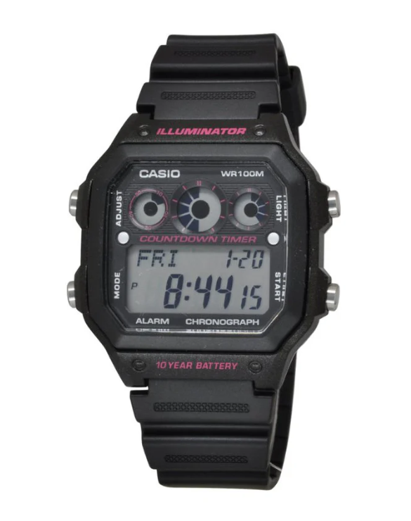 GENUINE BRAND DIGITAL WATCH AE-1200WH-1A2VDF