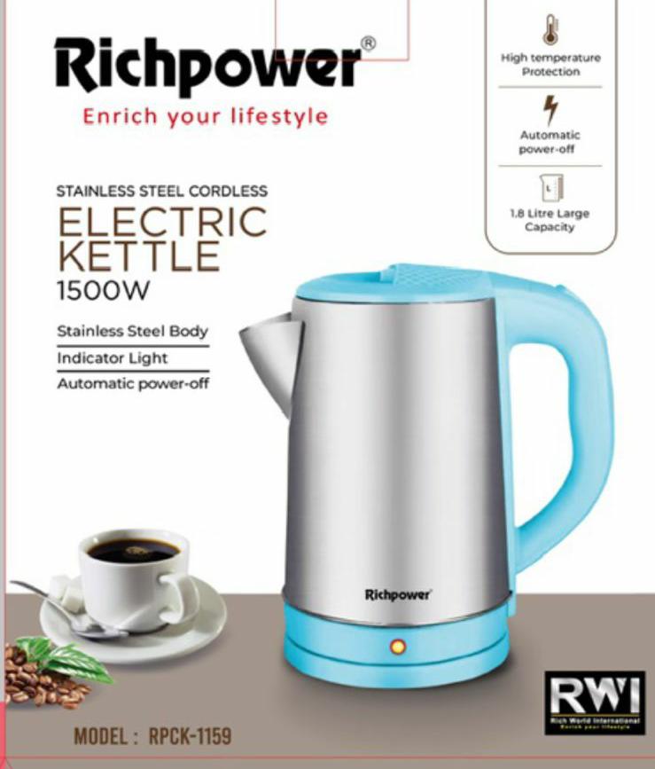 RICHPOWER BRAND ELECTRIC KETTLE 1.8L RPCK-1159