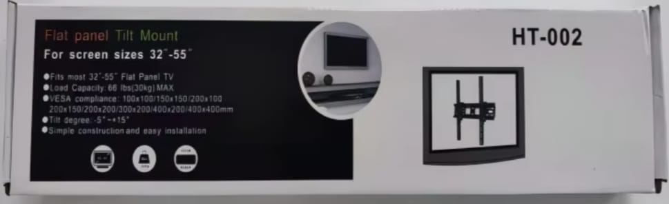 TV TILT MOUNT HT-002 32”-55”